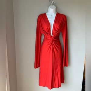 Mason brand back cut cut out, low cut dress, red Sm/Med, vintage